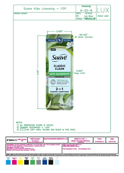 28 Oz Classic Clean 2in1 Ad Front Label (70006168 Lbl F Sv Classic Clean 2n1 Sh Cd 28z Pa Sg2 Front Label)